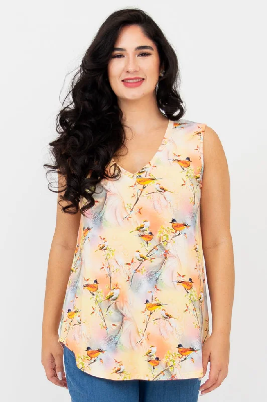 Jackie Tank, Songbird, Bamboo summer tank top