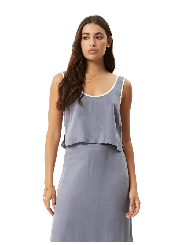 Giselle Cupro Recycle Tank Top striped tank top