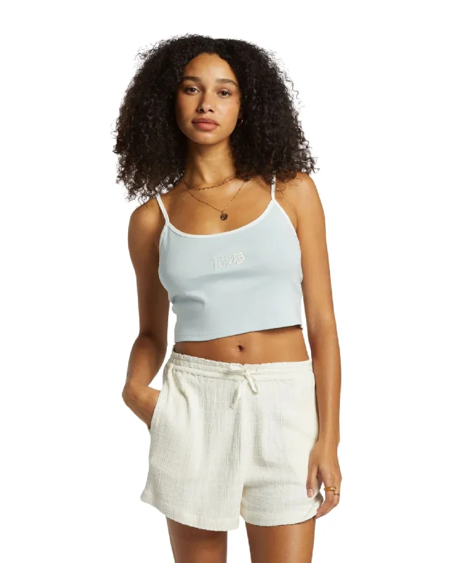 Aloe Cropped Tank Top seamless tank top