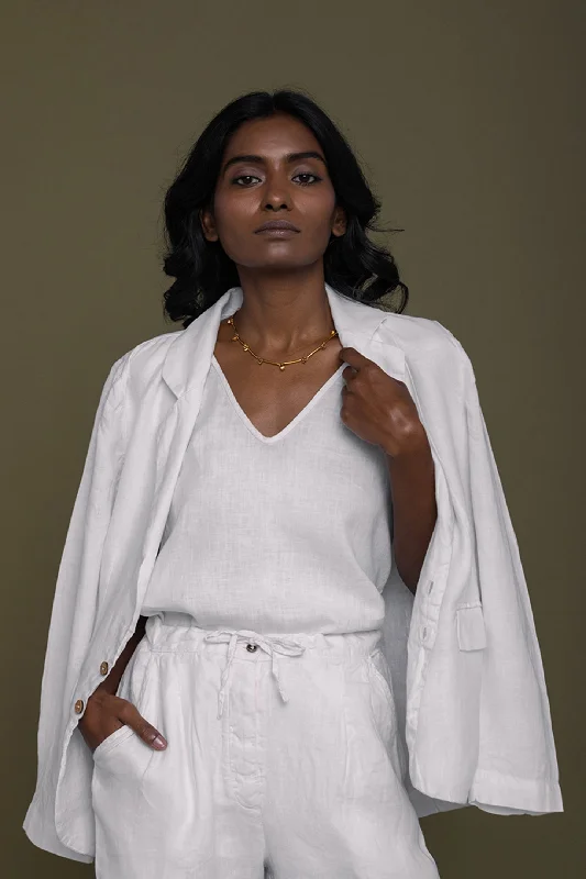 She's Everything Blazer in White Women's High-End Blazer