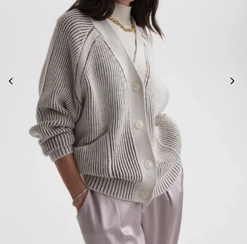 Jude Pleated Cardigan Stretchy Elastic Breathable