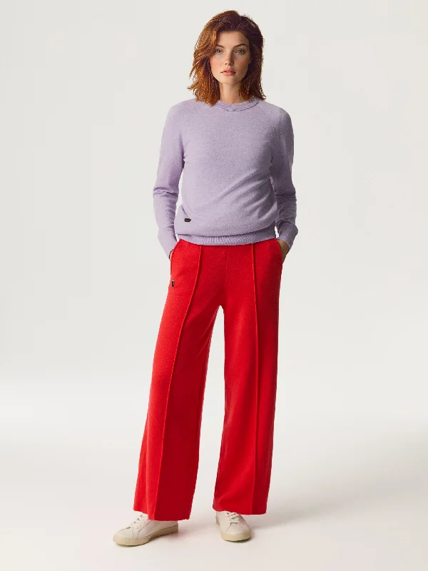 The Flow Trousers Women - Poppy Red Trousers Running Lightweight