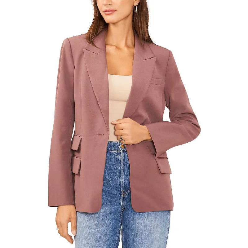 1.State Womens Crepe One-Button Blazer Women's High-End Blazer
