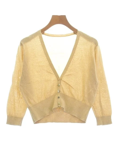 EMMEL REFINES Cardigans Mesh Blend Leather Blend Suede Blend