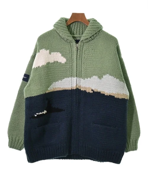 DESCENDANT Cardigans Wool Fabric Cashmere Fabric Tweed Fabric