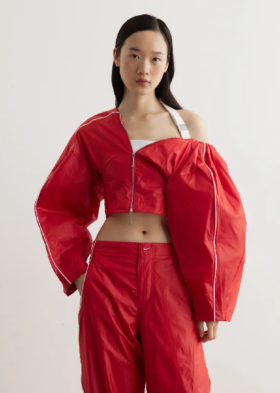 x Jacquemus NRG Track Jacket Satin Jacket Silk Jacket Chiffon Jacket