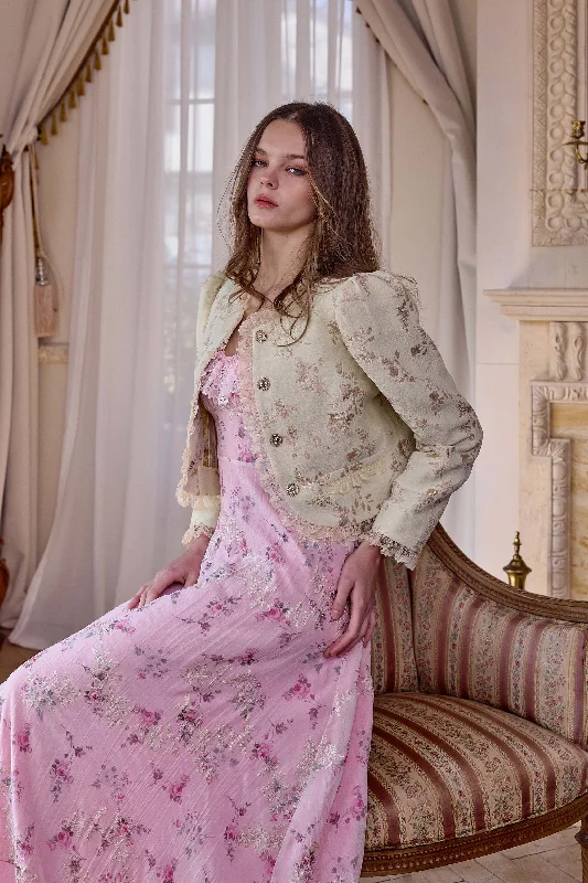 Antonia Chenille Jacquard Jacket Corduroy Jacket Velvet Jacket Brocade Jacket
