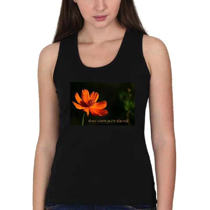 Bloom Tank Top for Ladies cotton tank top