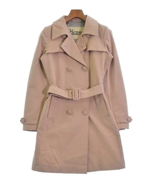 HERNO Trench coats Appliqued Beaded Sequined