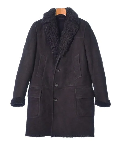 GUCCI Sheepskin coats Bomber Denim Leather