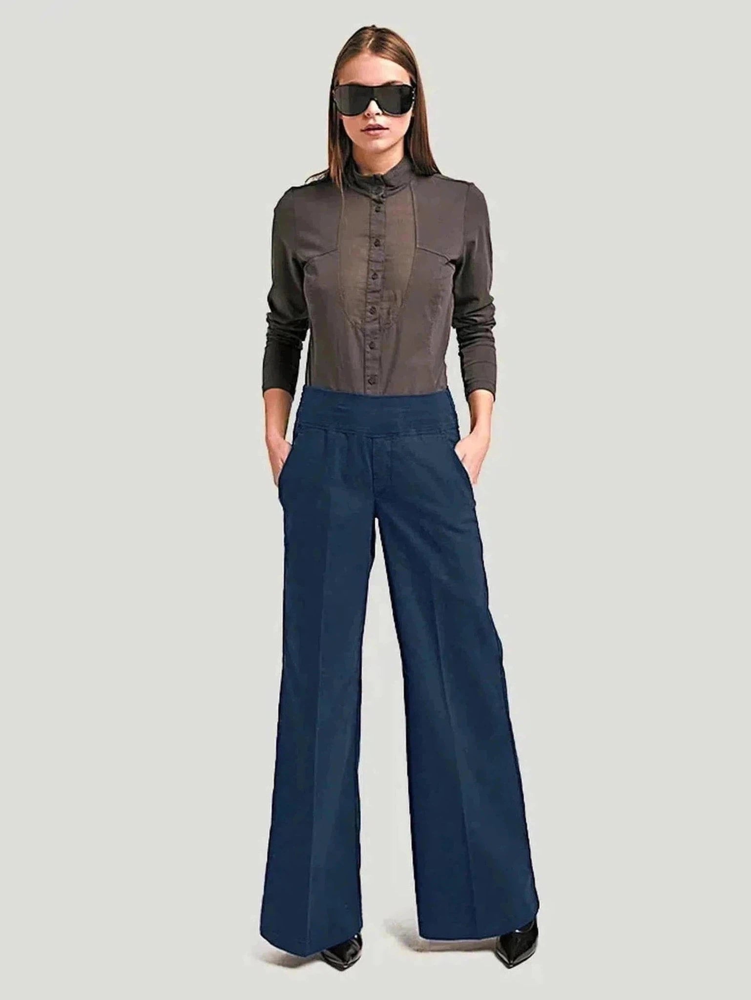 European Culture Plus Size Trouser Pants Trousers Tapered Slim Fit