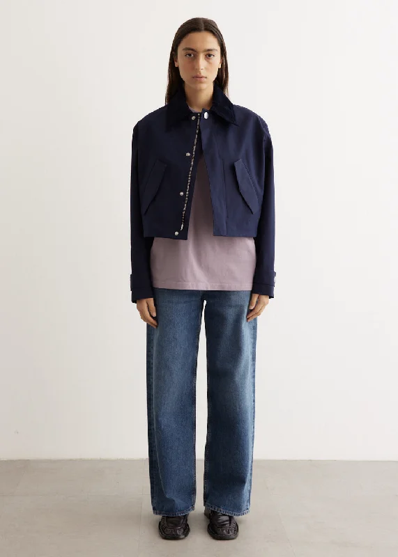 Cropped Short Jacket Satin Jacket Silk Jacket Chiffon Jacket