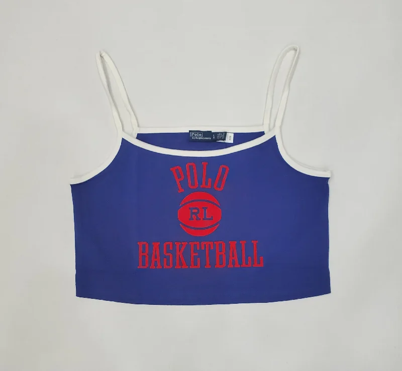 Nwt Polo Ralph Lauren Women's Crop Top Tanktop long tank top
