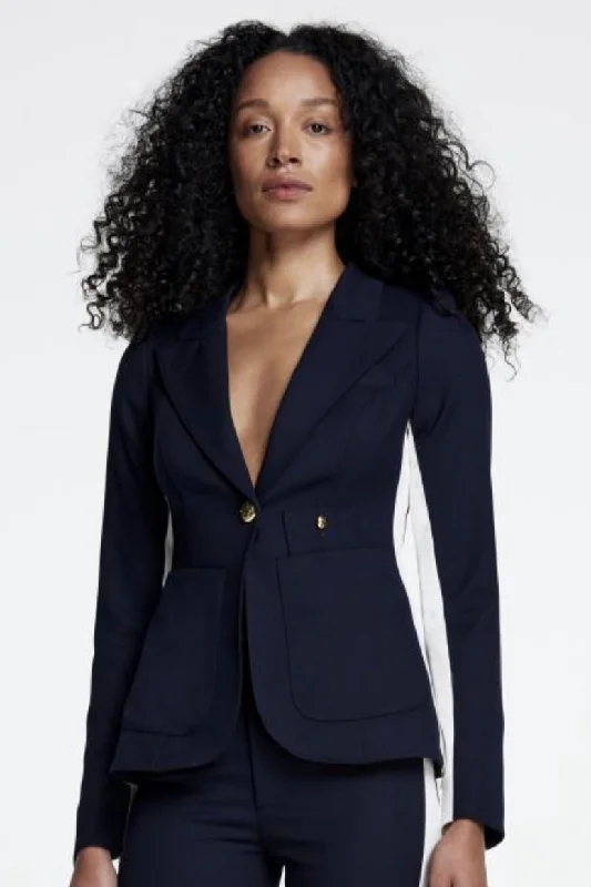 Smythe - Patch Pocket Tux Stripe Blazer - PS25007 Women's Business Blazer