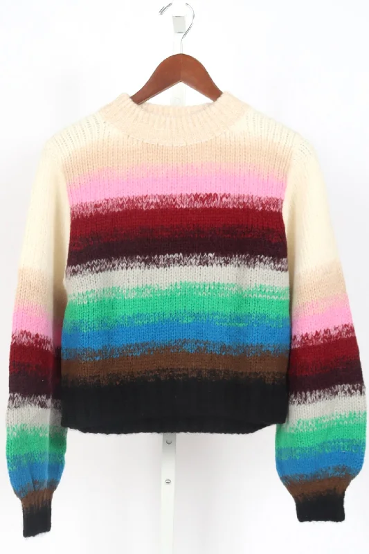 Haley Sweater - Multi Polka Dot Checkered Tartan