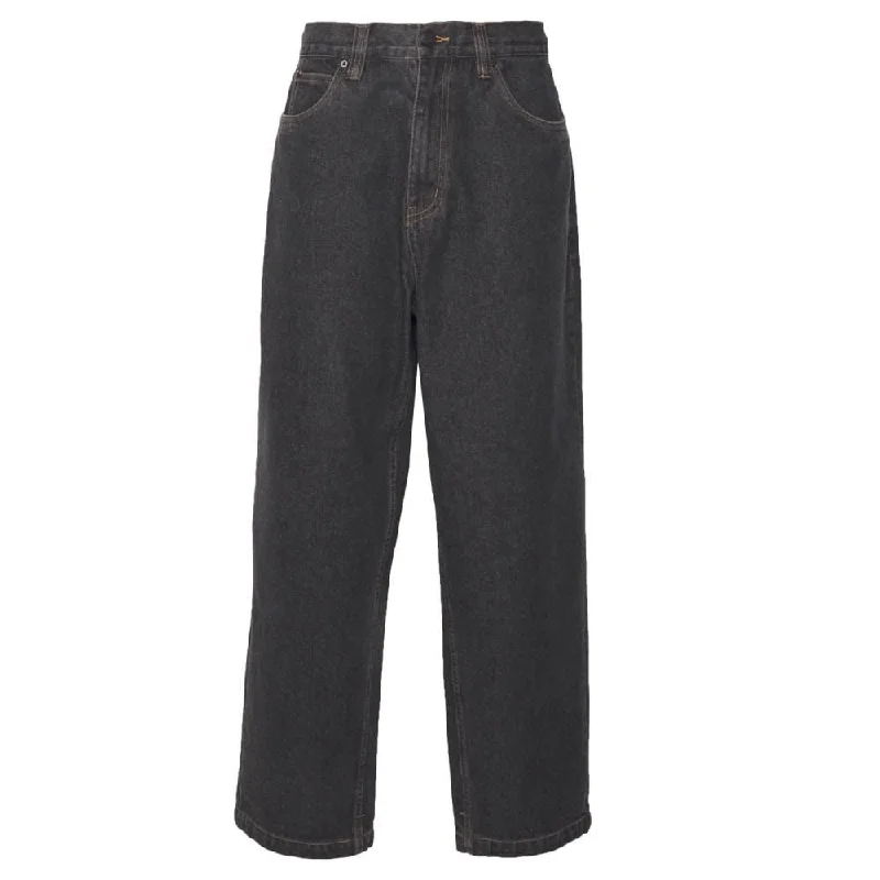 Santa Cruz Trouser Big Pants - Black Wash Trousers practical easy-care