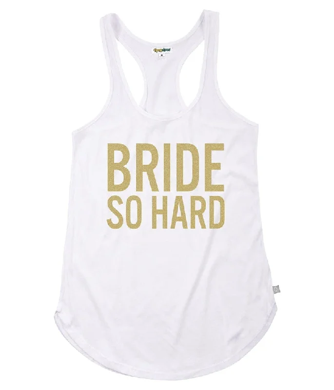Women's Bride So Hard Tank Top cropped tank top
