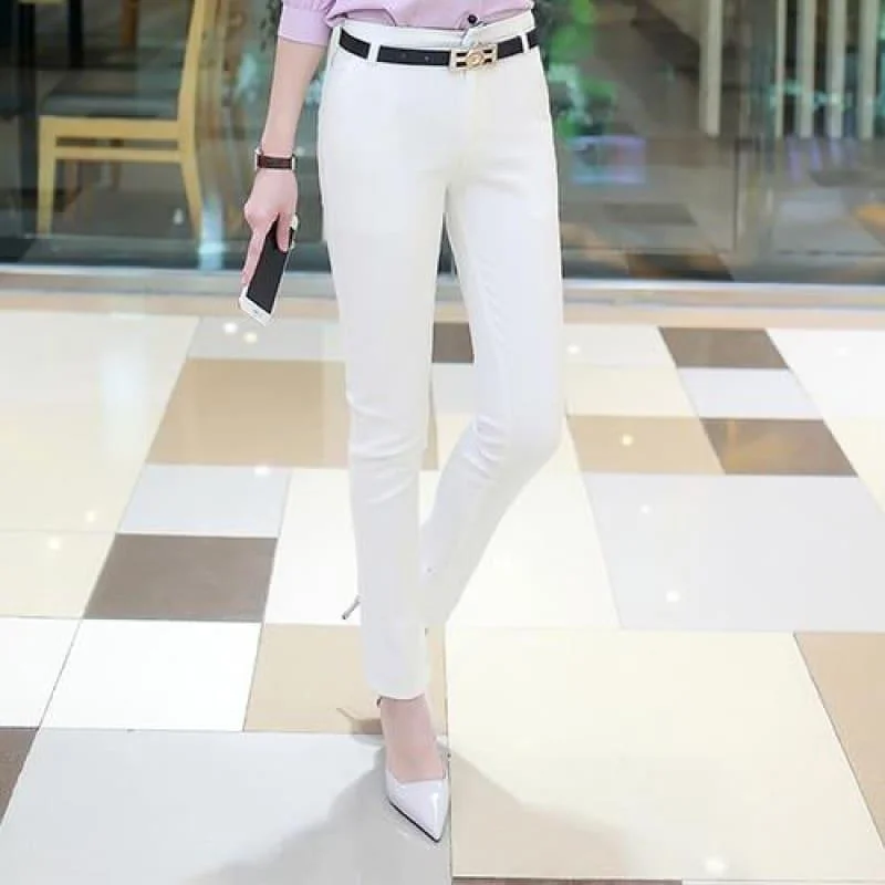 Office Fashion Pencil Trousers Pants Trousers Evening Elegant