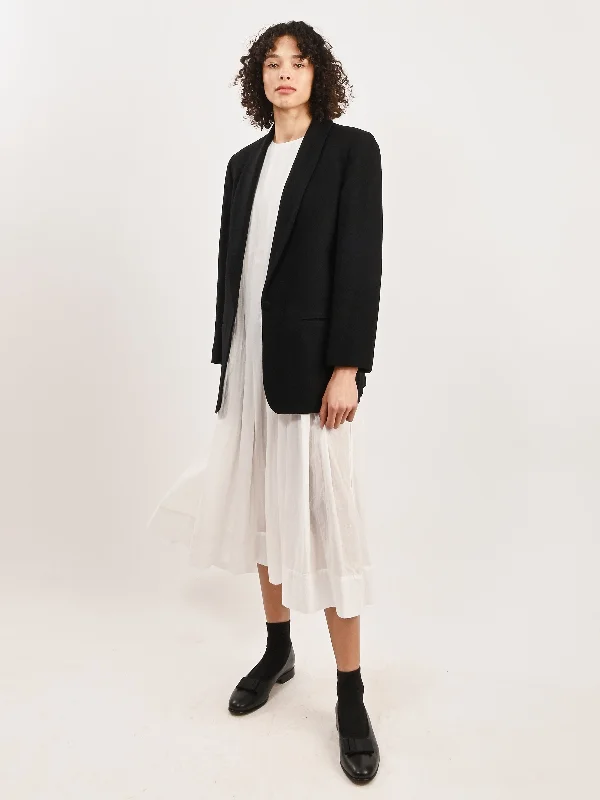 Black Wool Blazer Milan Custom Blazer