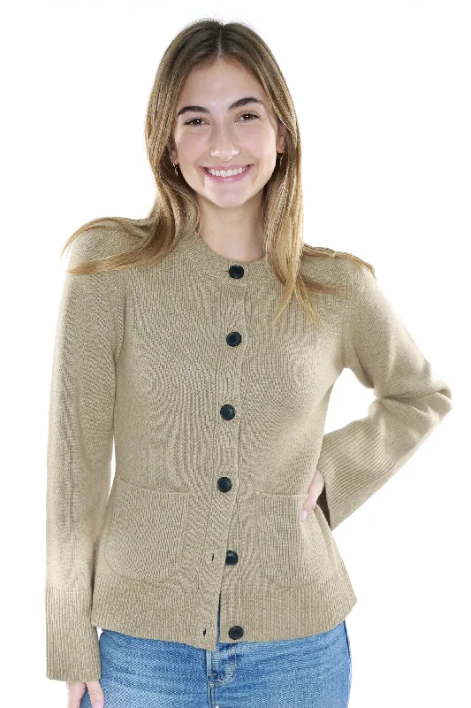 Dani Cinched Cardigan Handmade Hand-knitted Hand-woven