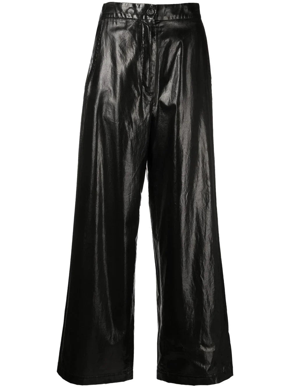 HIGH-WAISTED WIDE-LEG TROUSERS Trousers versatile functional
