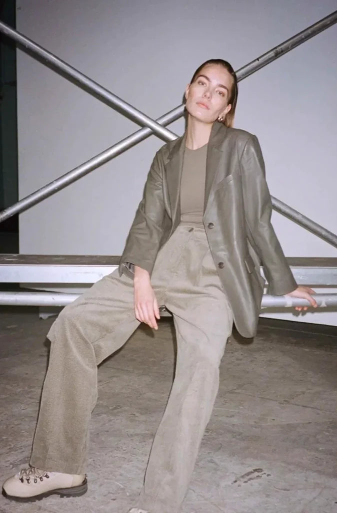 Second Female Cordie Cargo Trousers in Bungee Cord Trousers Vintage Classic