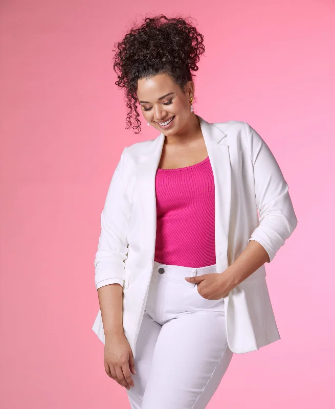Plus Size Single Breasted Blazer Women's Handmade Blazer