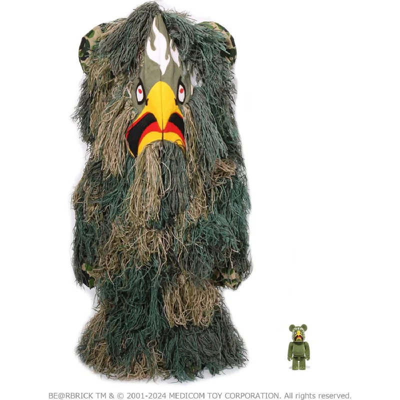 BAPE X READYMADE EAGLE GHILLIE SUIT BE@RBRICK 100%&1000% JACKET Jacket Blazer Coat