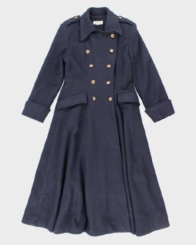 Vintage 90's Le Chateau Heavyweight Double Breasted Over Coat - S Off-the-Shoulder Jacket Double-Breasted Coat Single-Breasted Coat