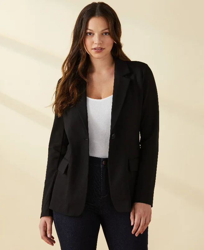 Single Breasted Blazer Women's Vintage Jacket