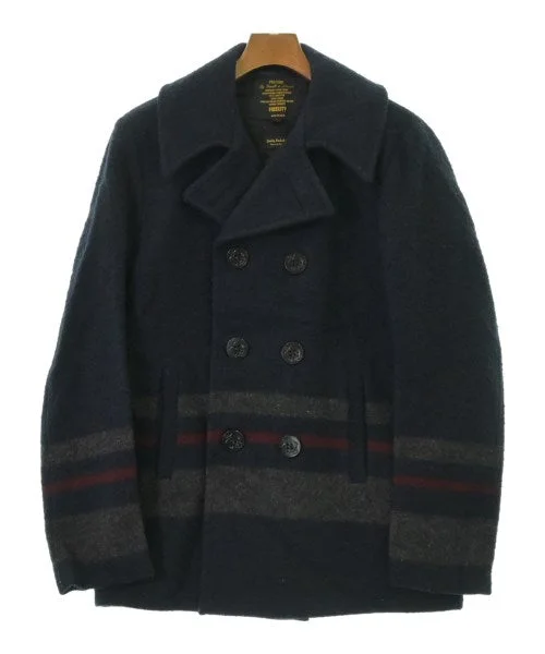 FIDELITY Pea Coats Trench Raincoat Windbreaker