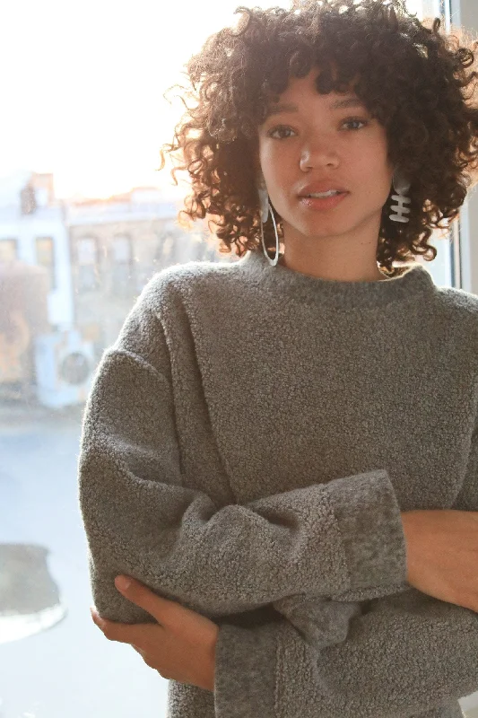 Mercury Sweater, Recycled Wool Spandex Rayon Corduroy