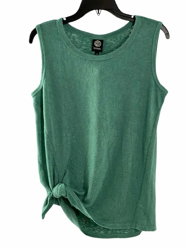 Bobeau Size M Green Tank Top glitter tank top