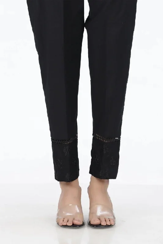 Lakhany 01 Piece Cambric Trousers LSM-T-2528-Black Trousers Favorite Customer