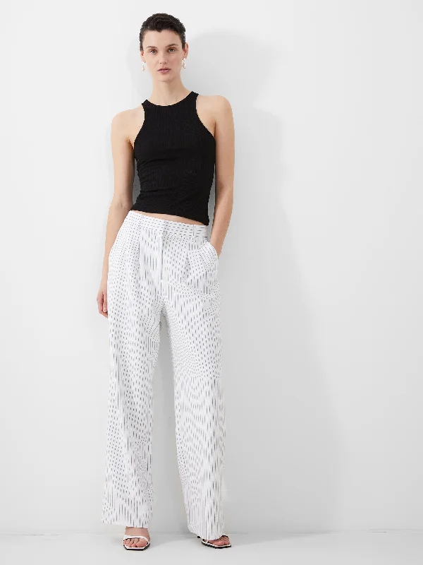 Whisper Pinstripe Trousers Trousers Cargo pockets