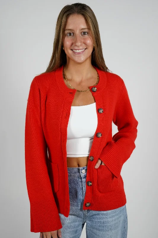 Dani Cinched Cardigan Seamless Knitted Crochet