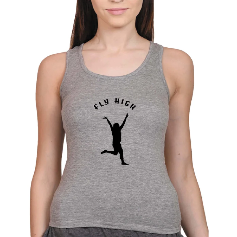 Tank Top for Ladies (FLY HIGH) coral tank top
