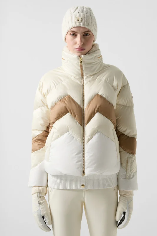 Vanja Down Ski Jacket Bomber Jacket Anorak Windbreaker