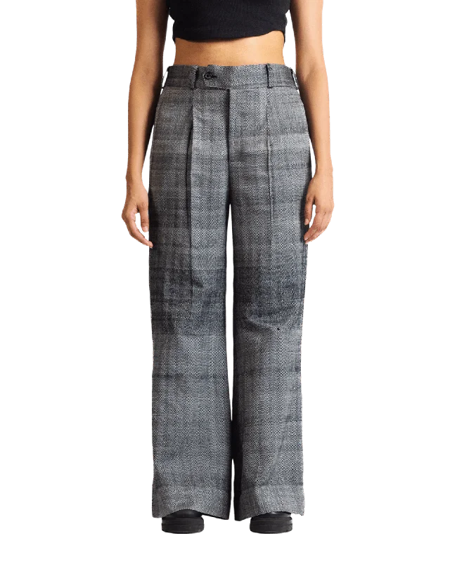 "CITIZEN KANE" HANDWOVEN TROUSERS Trousers Solid Black