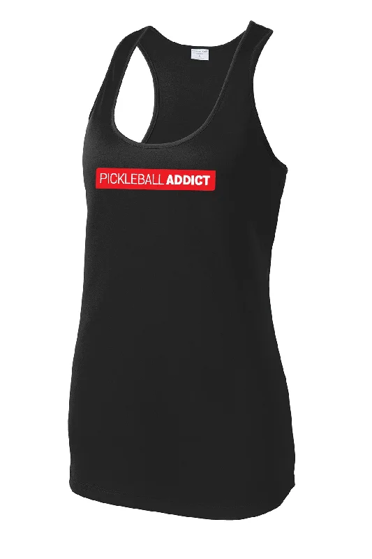 Pickleball Addict - Womens Performance Racerback Tank strapless tank top