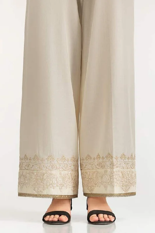 Gul Ahmed Stitched Beige Lawn Embroidered Trouser IUSTTR-42002 Trousers Striped Patterned Gul Ahmed Stitched Beige Lawn Embroidered Trouser IUSTTR-42002 Trousers Striped Patterned