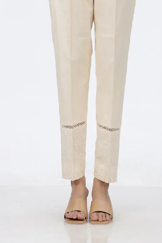 Lakhany 01 Piece Cambric Trousers LSM-T-2527-Beige Trousers Versatile Stylish