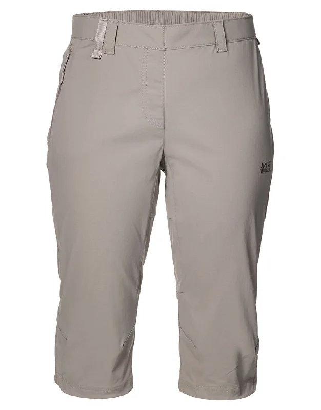 Womens Activate Light Three Quarter Trousers - Moon Rock Trousers Timeless Classic