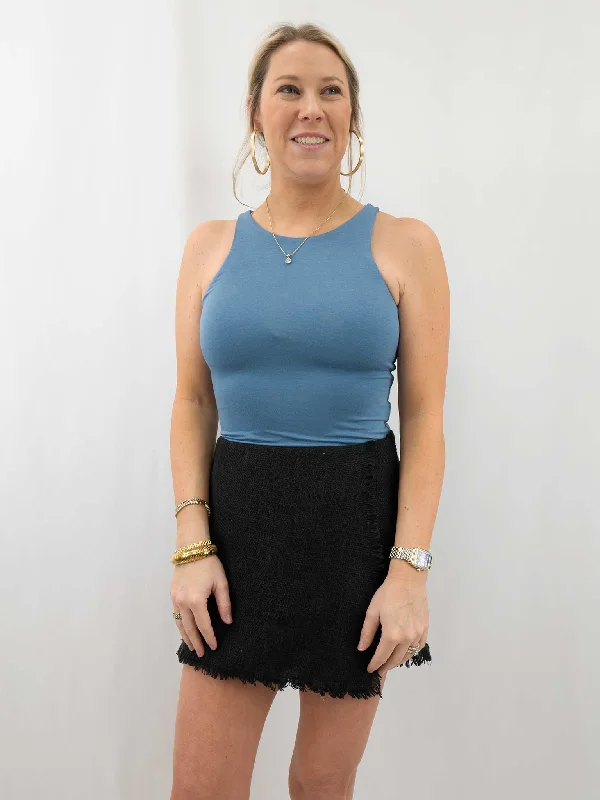 Tank Style Bodysuit coral tank top