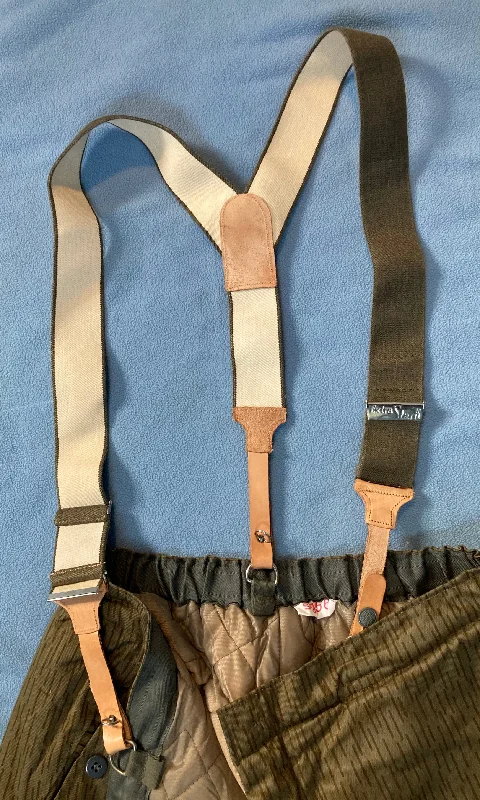 East German Uniform Trouser Suspenders Trousers Trousers Formal
