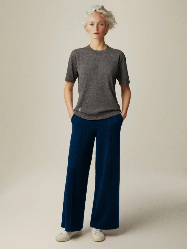 The Flow Trousers Women - Tasman Blue Trousers Canvas Durable