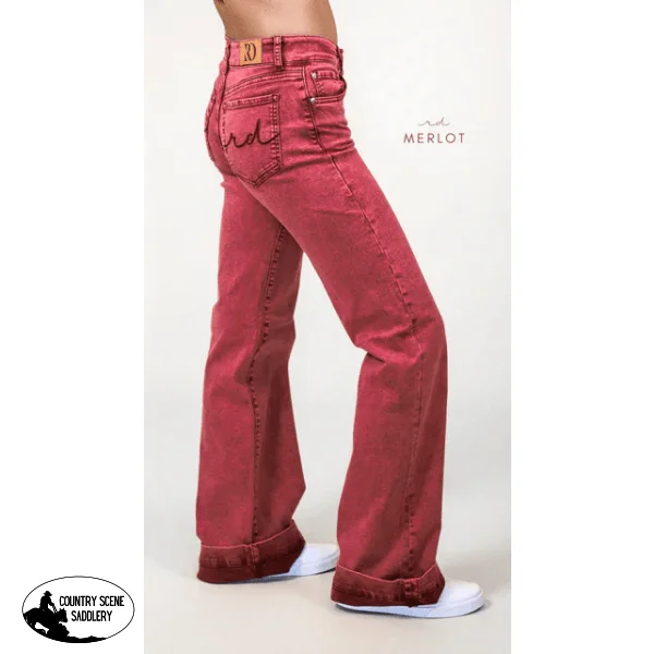 MERLOT SIGNATURE TROUSER DENIM Trousers cozy comfortable