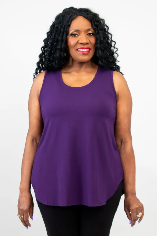 Jazz Tank, Royale, Bamboo cute tank top