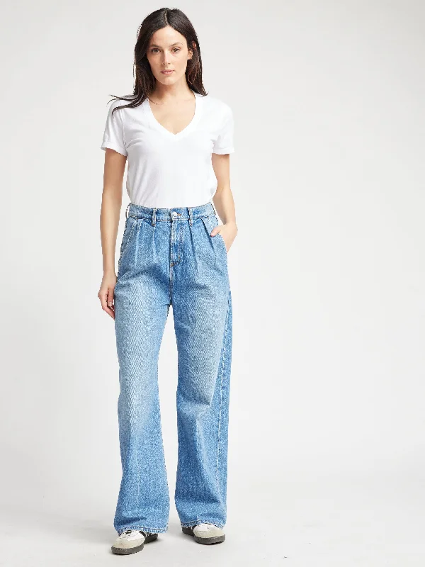 Romy Trouser Jeans Trousers Denim Distressed