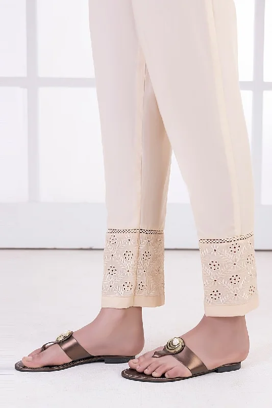 Lakhany 01 Piece Embroidered Trousers - LSM-T-3105 (BG) Trousers Fall Fleece